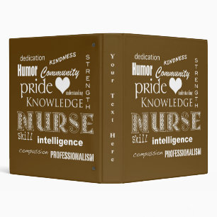 Nurse Pride-Attributes/Brown Binder