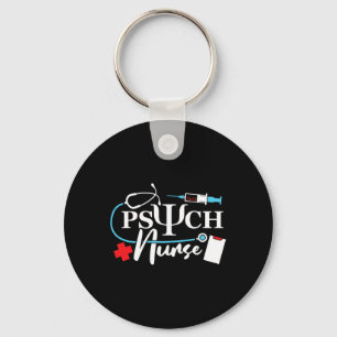 Nurse Psychology Nursing Psychiatric Mental Health Keychain