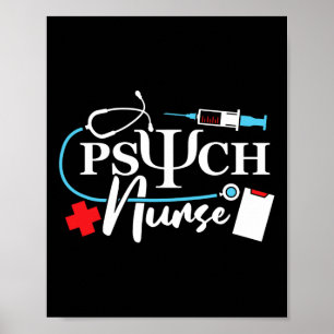 Nurse Psychology Nursing Psychiatric Mental Health Poster