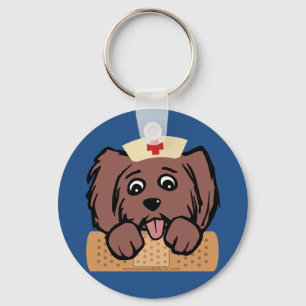 Nurse Pup Keychain