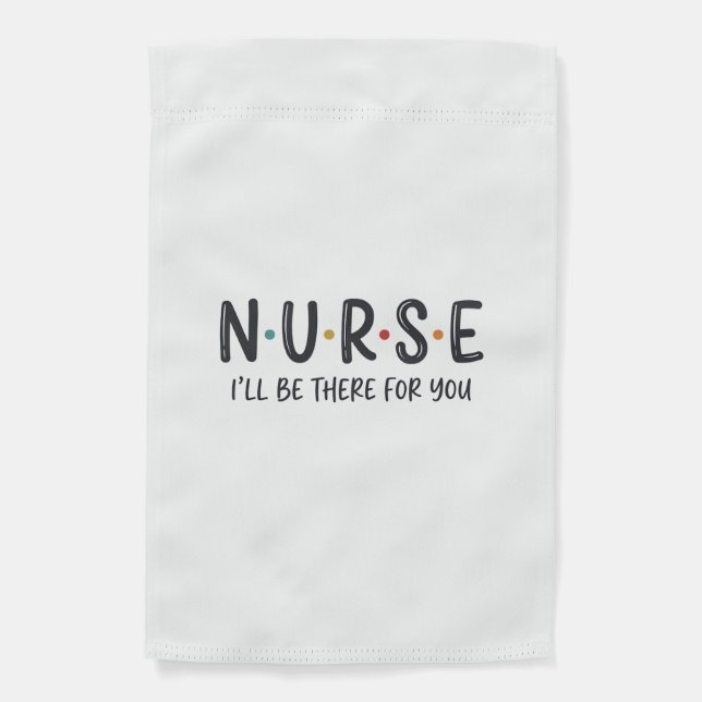 Nurse Quote Shirt Design Vector Graphic_1 Garden Flag (Front)