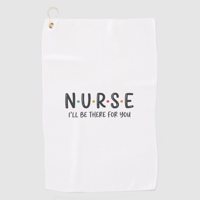 Nurse Quote Shirt Design Vector Graphic_1 Golf Towel (Front)