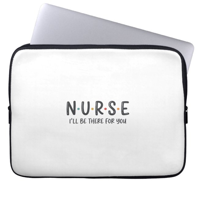 Nurse Quote Shirt Design Vector Graphic_1 Laptop Sleeve (Front)