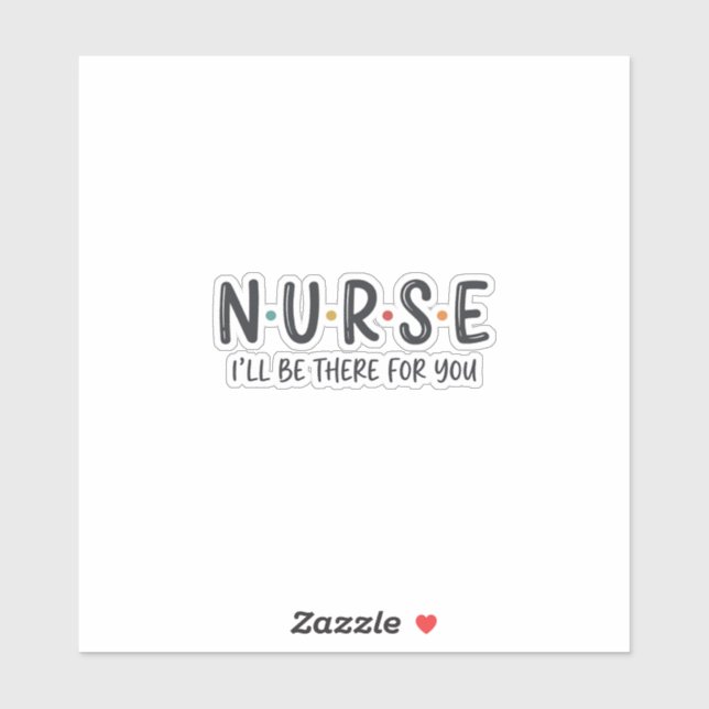 Nurse Quote Shirt Design Vector Graphic_1 Sticker (Sheet)