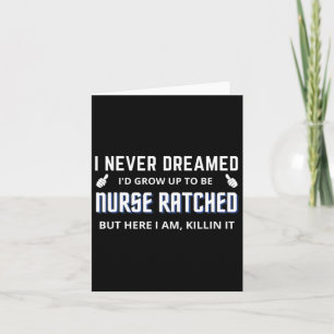 Nurse Ratched Funny Design Nursing Movie Character Card
