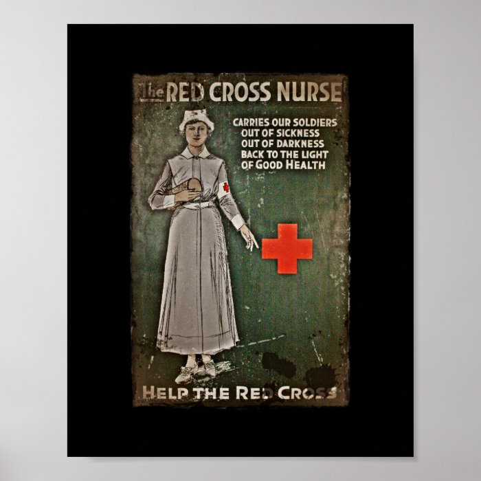 Nurse Requesting Donations WWI Print