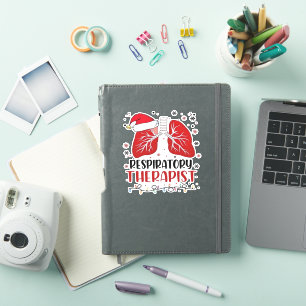 Nurse Respiratory Therapist Christmas, Lung Christ Sticker