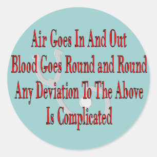 Nurse/Respiratory Therapist Gifts Classic Round Sticker