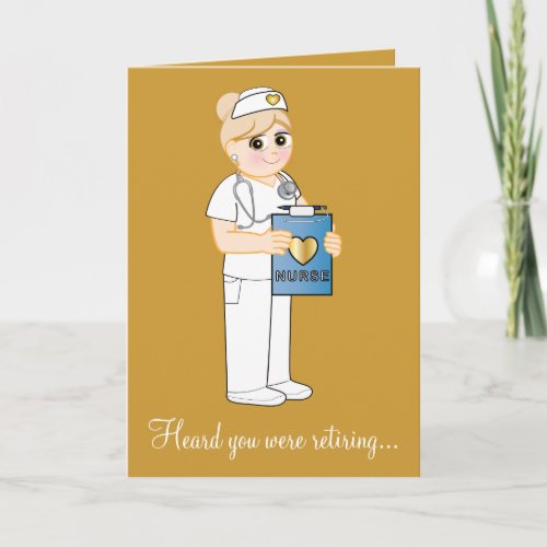 Nurse Retirement Card