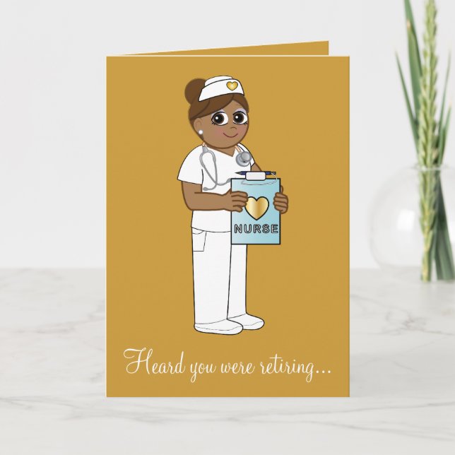 Nurse Retirement Card (Front)