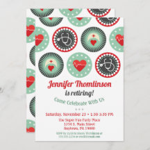 Nurse Retirement Invitation Nursing Party RN LPN