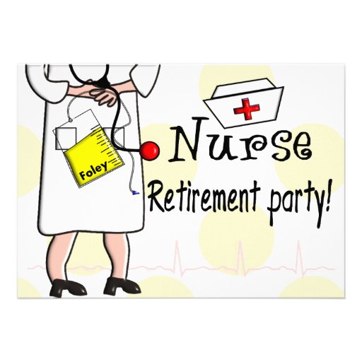 Nurse Retirement Invitations 8