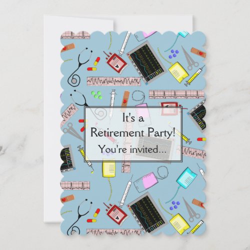 Nurse Retirement Party Invitations