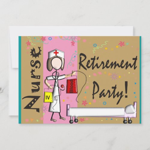 Nurse Retirement Party Invitations