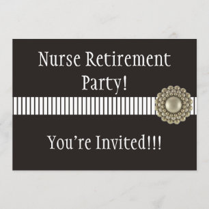 Nurse Retirement Party Invitations