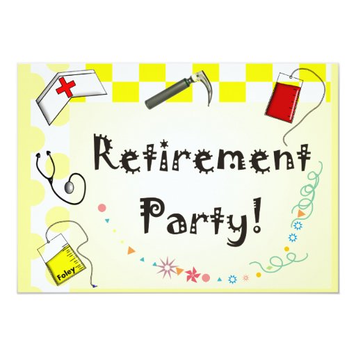 Nurse Retirement Invitations 3