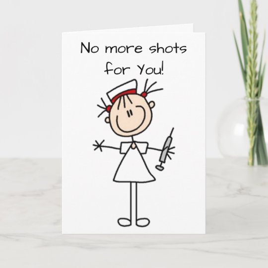 Funny Retired Nurse Gifts Co-worker Thoughts Card 