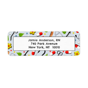 Nurse return-address label