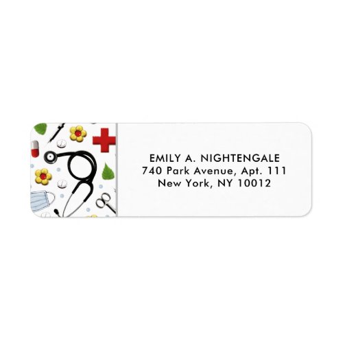 Nurse Return Address Label