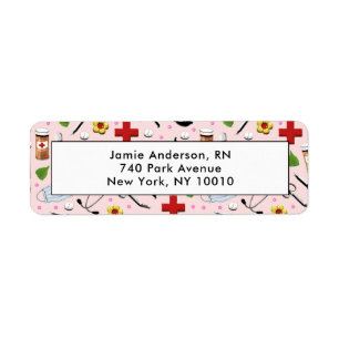 Nurse return-address label