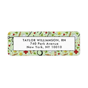 Nurse return-address label