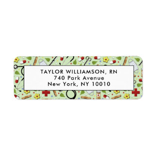 Nurse return-address label