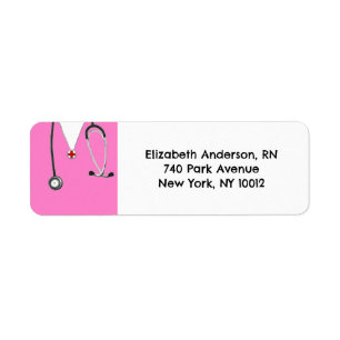 Nurse Return Address Label