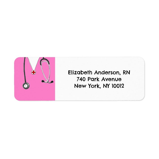 Nurse Return Address Label (Front)