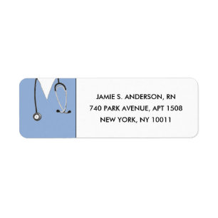 Nurse Return Address Labels