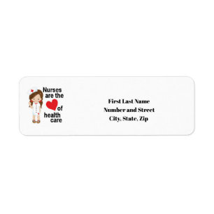 Nurse Return Address Labels for Caregivers