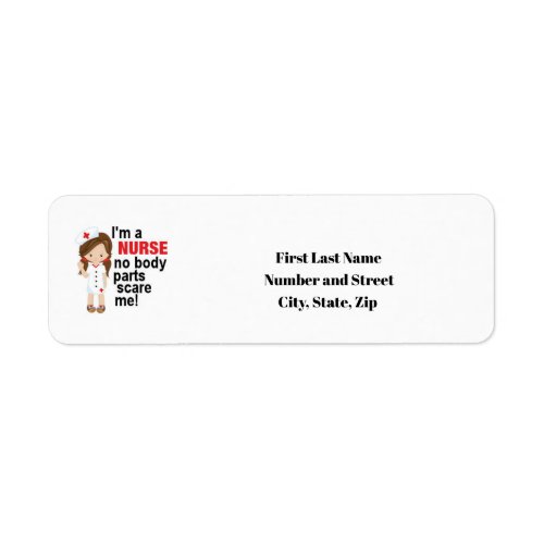 Nurse Return Address Labels for Caregivers 