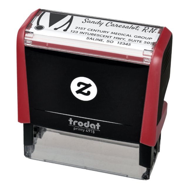 Nurse Return Address Your Name Medical Healthcare  Self-inking Stamp (Product)
