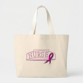 NURSE RIBBON FOR BLACK LARGE TOTE BAG