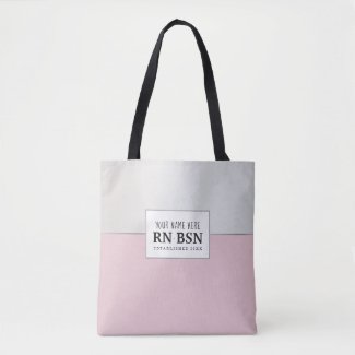 Nurse RN BSN Simple Cute Personalized
