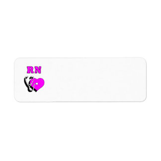 Nurse RN Care Label