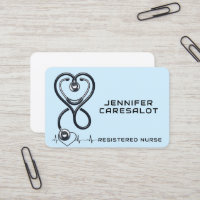 Nurse RN, LVN, LPN, Caretaker Business Card