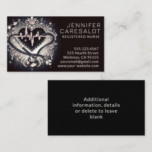 Nurse RN, LVN, LPN, Caretaker Business Card