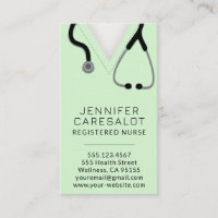 Nurse RN, LVN, LPN, Caretaker Business Card