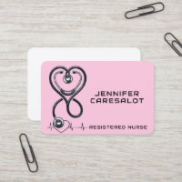 Nurse RN, LVN, LPN, Caretaker Business Card