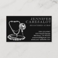 Nurse RN, LVN, LPN, Caretaker Business Card