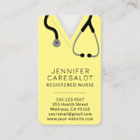 Nurse RN, LVN, LPN, Caretaker Business Card