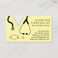 Nurse RN, LVN, LPN, Caretaker Business Card