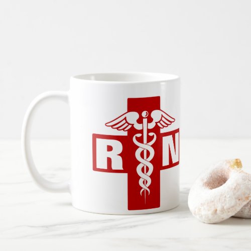 Nurse RN or Initials Coffee Mug