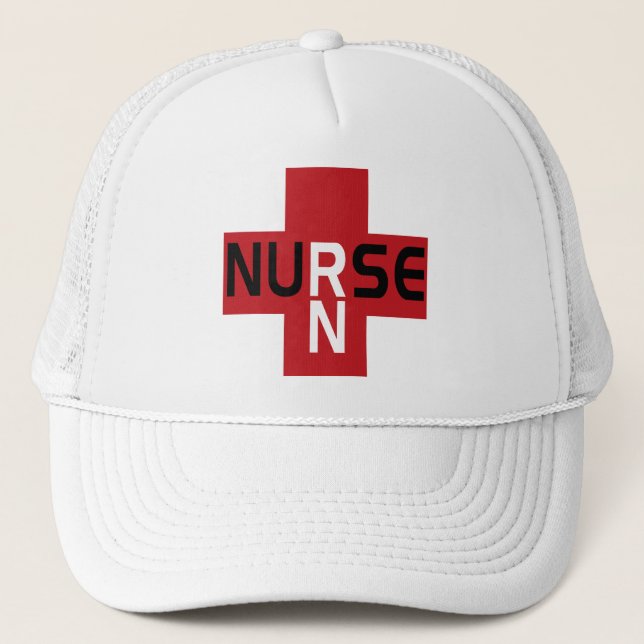 NURSE RN RED HAT (Front)