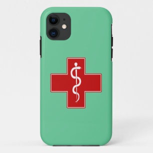 Nurse Rod of Asclepius iPhone 11 Case