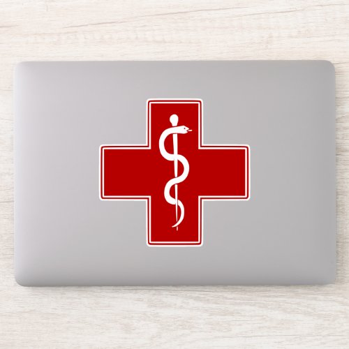 Nurse Rod of Asclepius Sticker