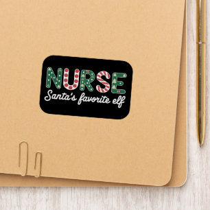 Nurse Santa's Favorite Elf Life Nurse Day Gifts  Patch