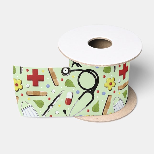 Nurse Satin Ribbon (Spool)