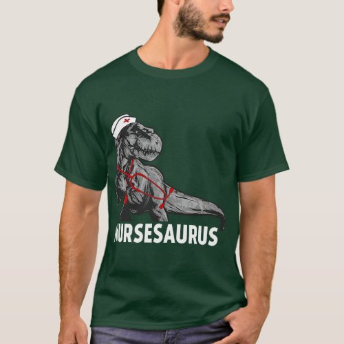 Nurse Saurus Funny  retro T_Shirt