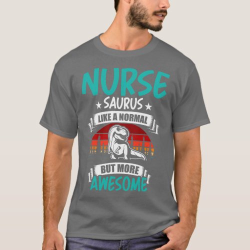 Nurse Saurus Like Normal T Rex Dinosaur  boy T_Shirt